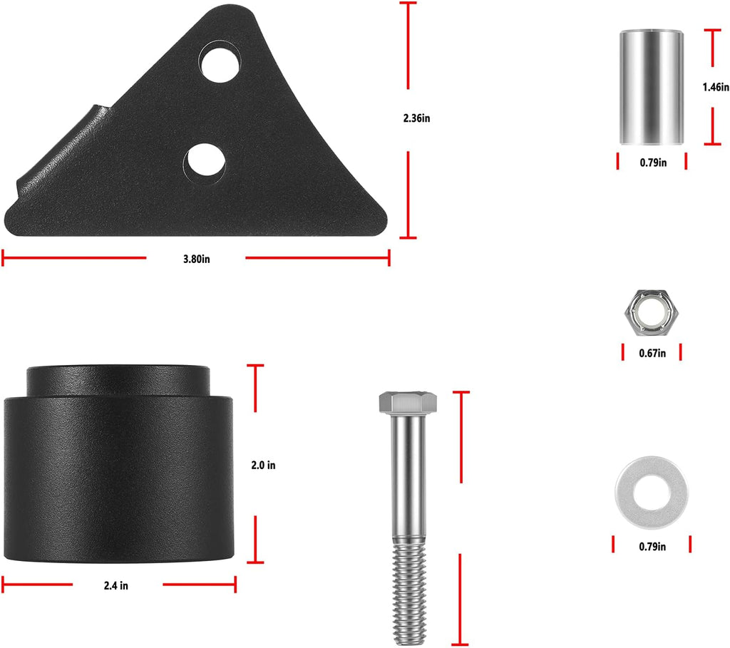 2.5'' Lift Kit UTV Front & Rear Suspension Pack of 2 T4122