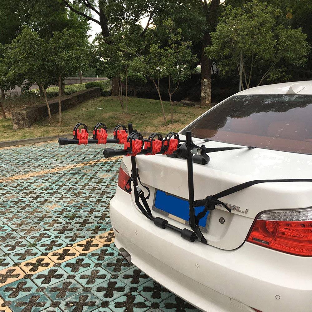Black 3-Bike Carrier Trunk-Mount Rack V192
