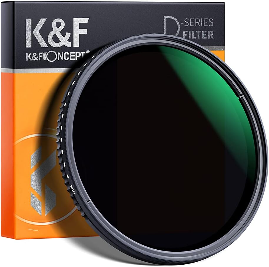 82mm Variable Neutral Density Filter ND8-ND2000 (3-11stop) Adjustable ND Filter, Pack of 2 X4775