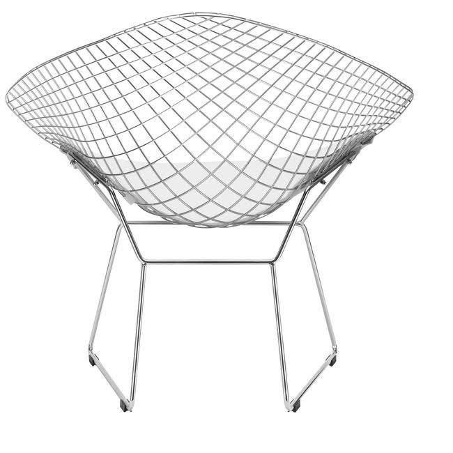Black Faux Leather Papasan Chair M135708