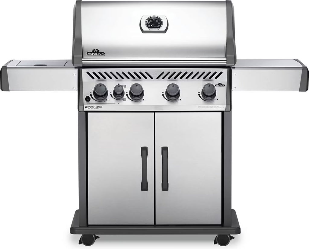 Stainless Steel Propane Gas Grill with Infrared Side Burner K3515