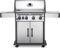 Stainless Steel Propane Gas Grill with Infrared Side Burner K3515