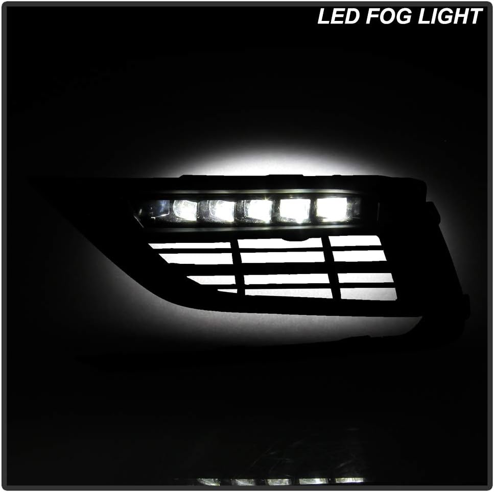 LED Fog Lights with Wire and Switch Assembly Pair S49491