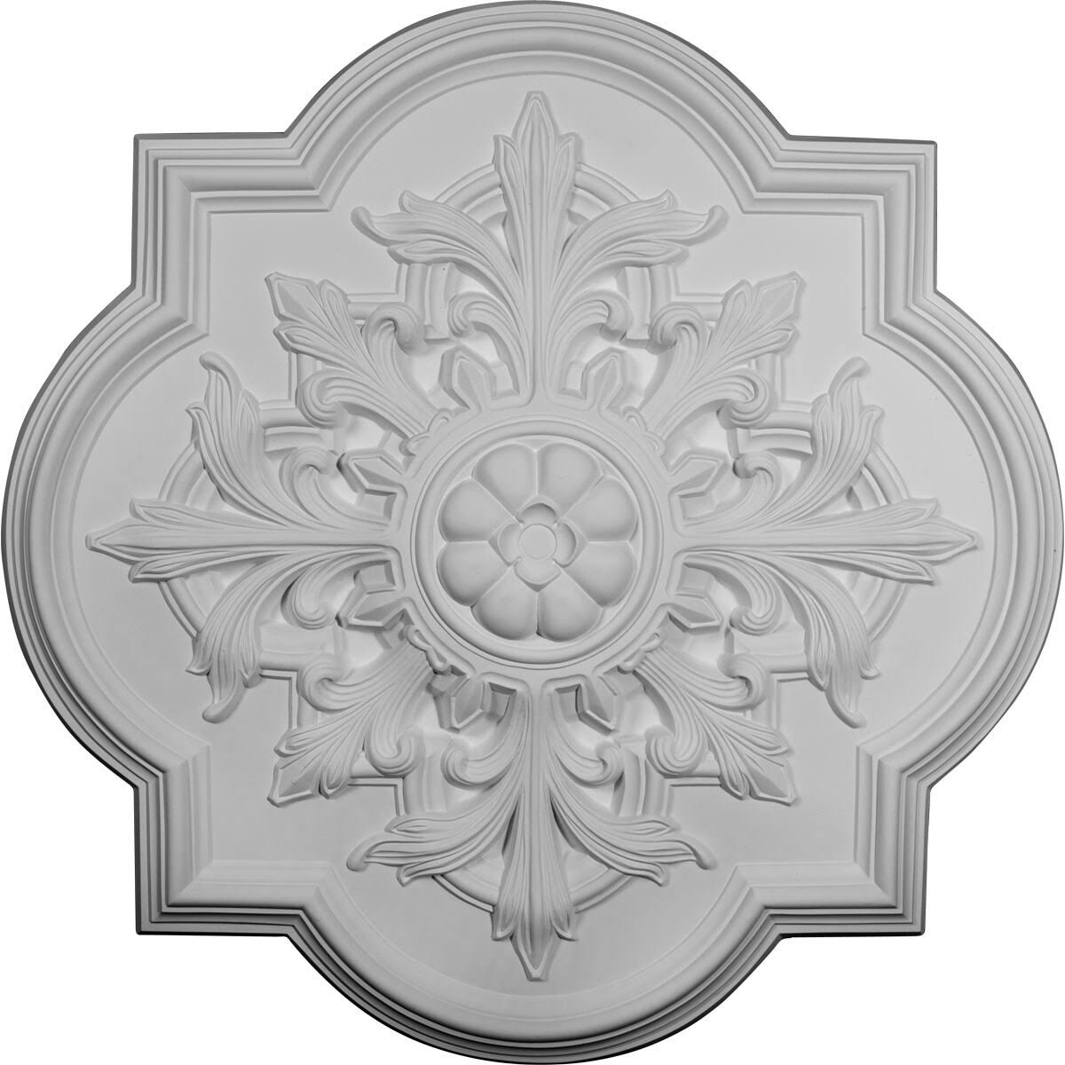 31 1/4x22OD x 2x22P Ceiling Medallion Hand-Painted Gold F57857