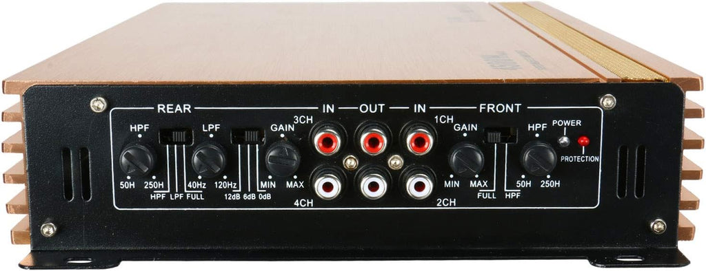 4 Channel Car Audio Power Stereo Amplifier 12V Pack of 2 M883792