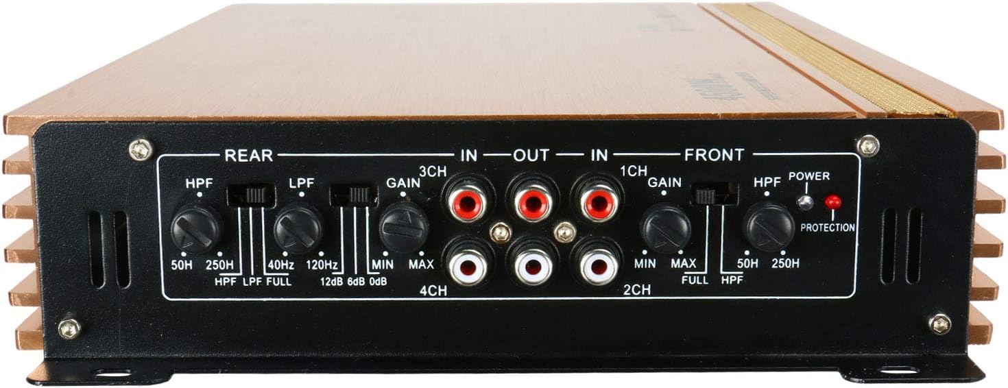 4 Channel Car Audio Power Stereo Amplifier 12V Pack of 2 M883792