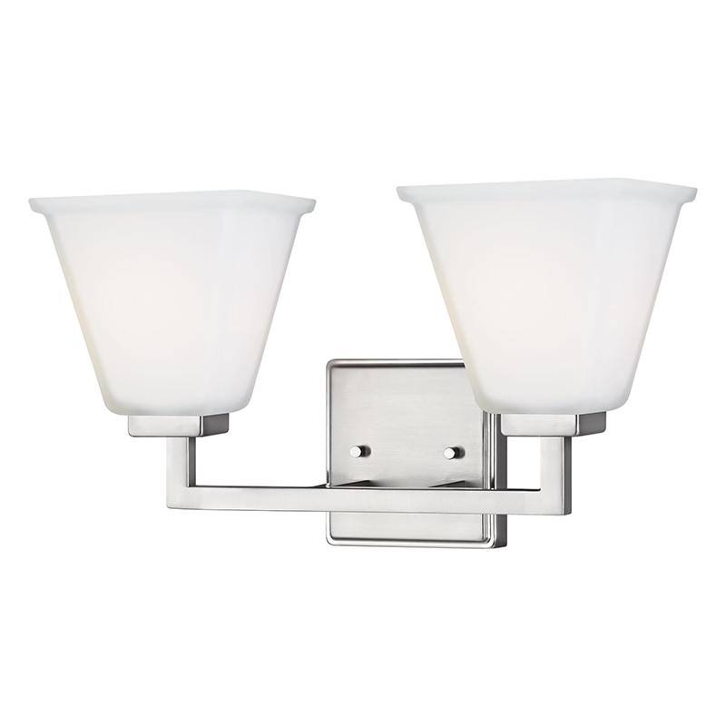 Brushed Oil Rubbed Bronze Two Light Bath V4439