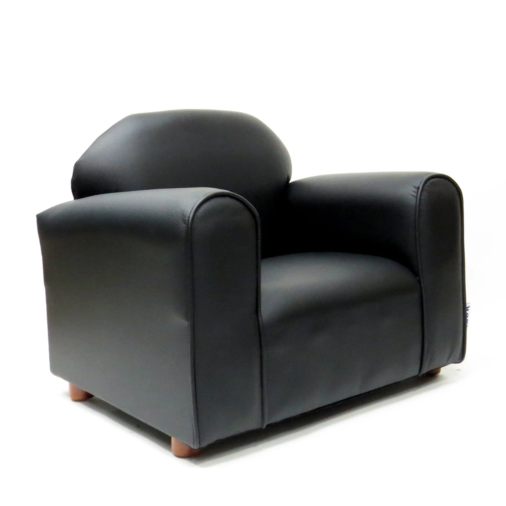 Black Children's Chair with Ottoman G7117