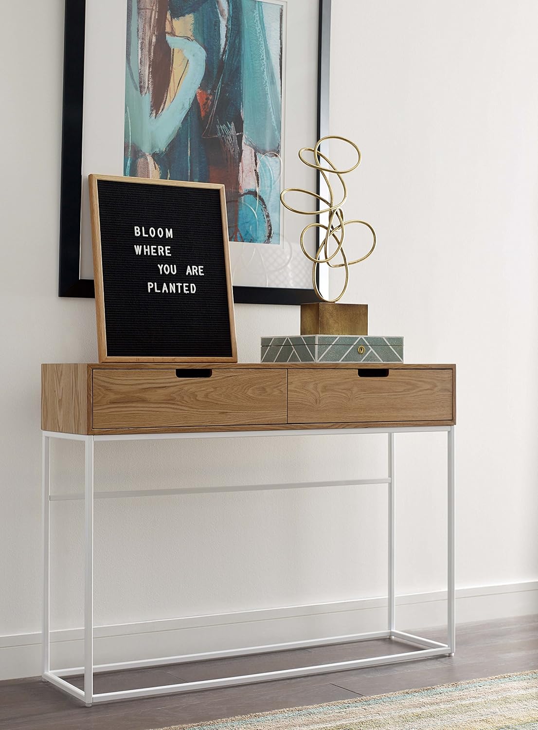 Two Drawer Console Table D850217