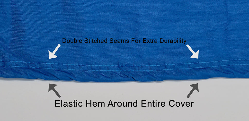 Blue / Black All Weather Trailerable Jet Ski Cover with Trailer Straps and Storage Bag V99344