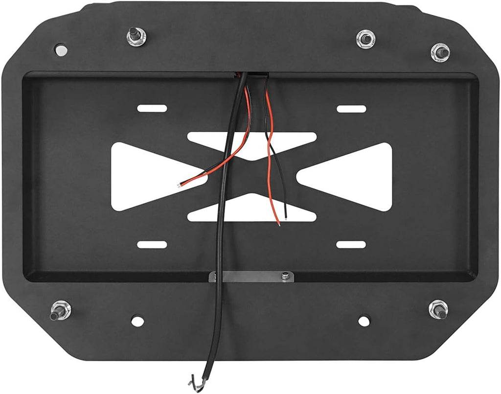 Spare Tire Delete License Plate Relocation Kit with Third Brake Light L198318