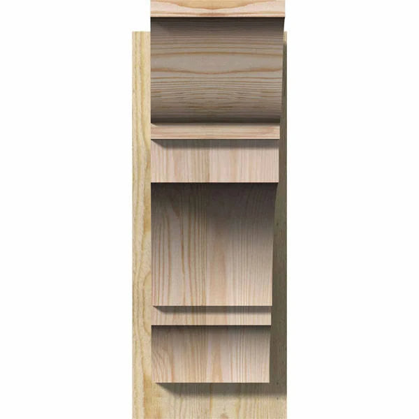 8x22W x 20x22D x 20x22H Rough Sawn Douglas Fir Outlooker N572