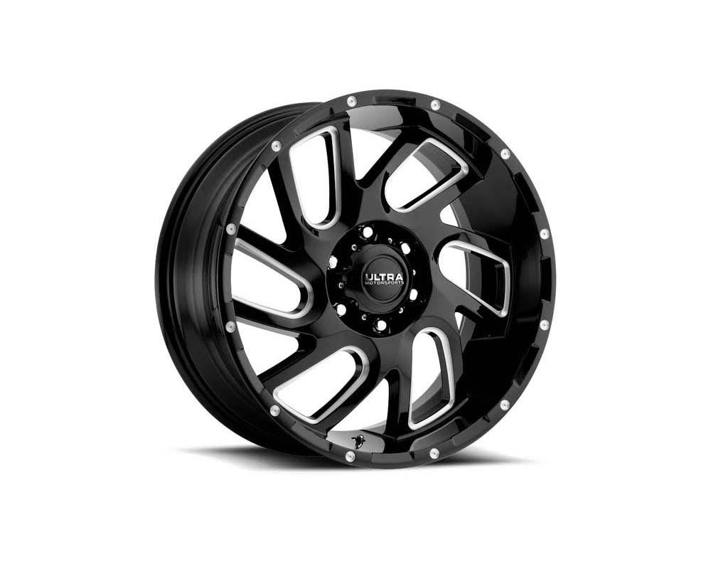 Gloss Black 20x9 Wheel with Milled Accents H11423