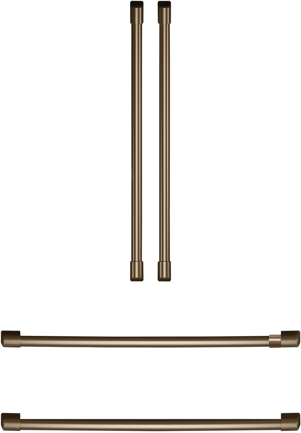 Brushed Bronze Refrigerator Handle Kit I17238