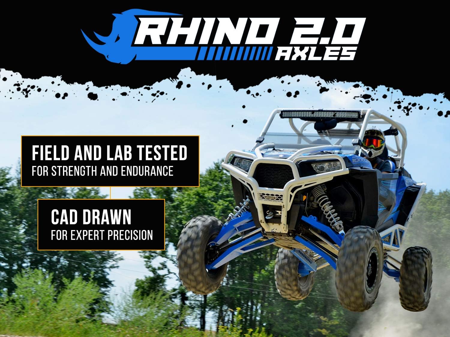 Heavy Duty Polaris RZR 800 Stock Length Axle I8014