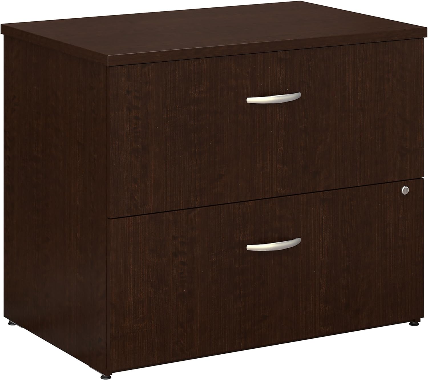 2 Drawer Mobile File Cabinet in Mocha Cherry D804