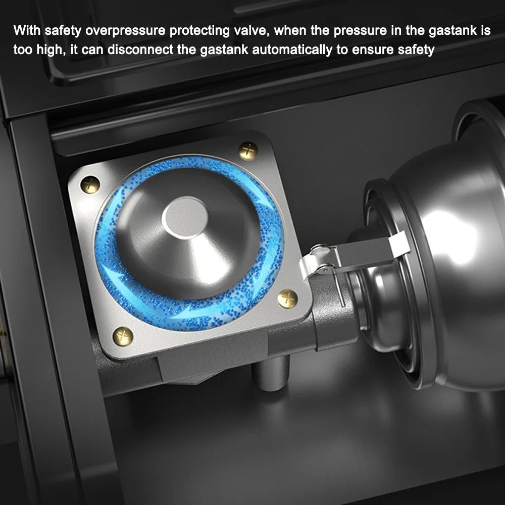 Portable Butane Gas Cassette with Piezo Ignition D665613