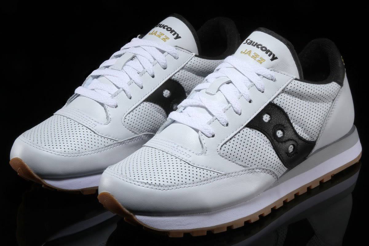 White Black Saucony Jazz Sneakers L40798