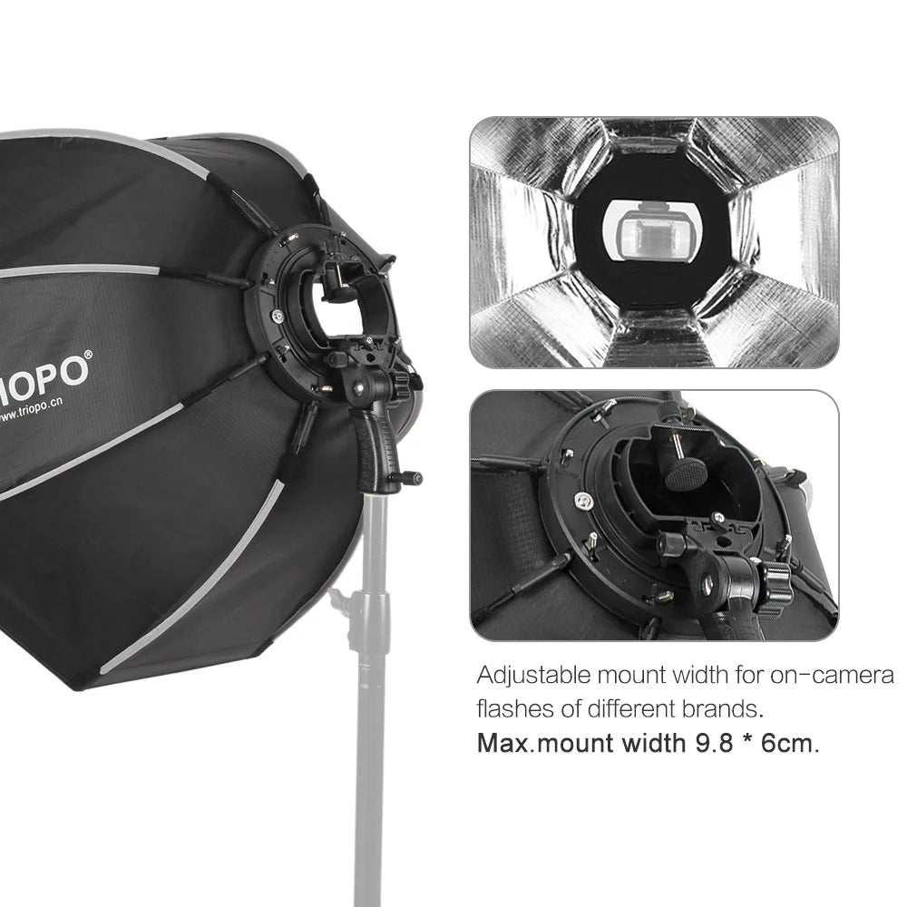 65cm Foldable 8-Pole Octagon Softbox with Soft Cloth Handle X82502