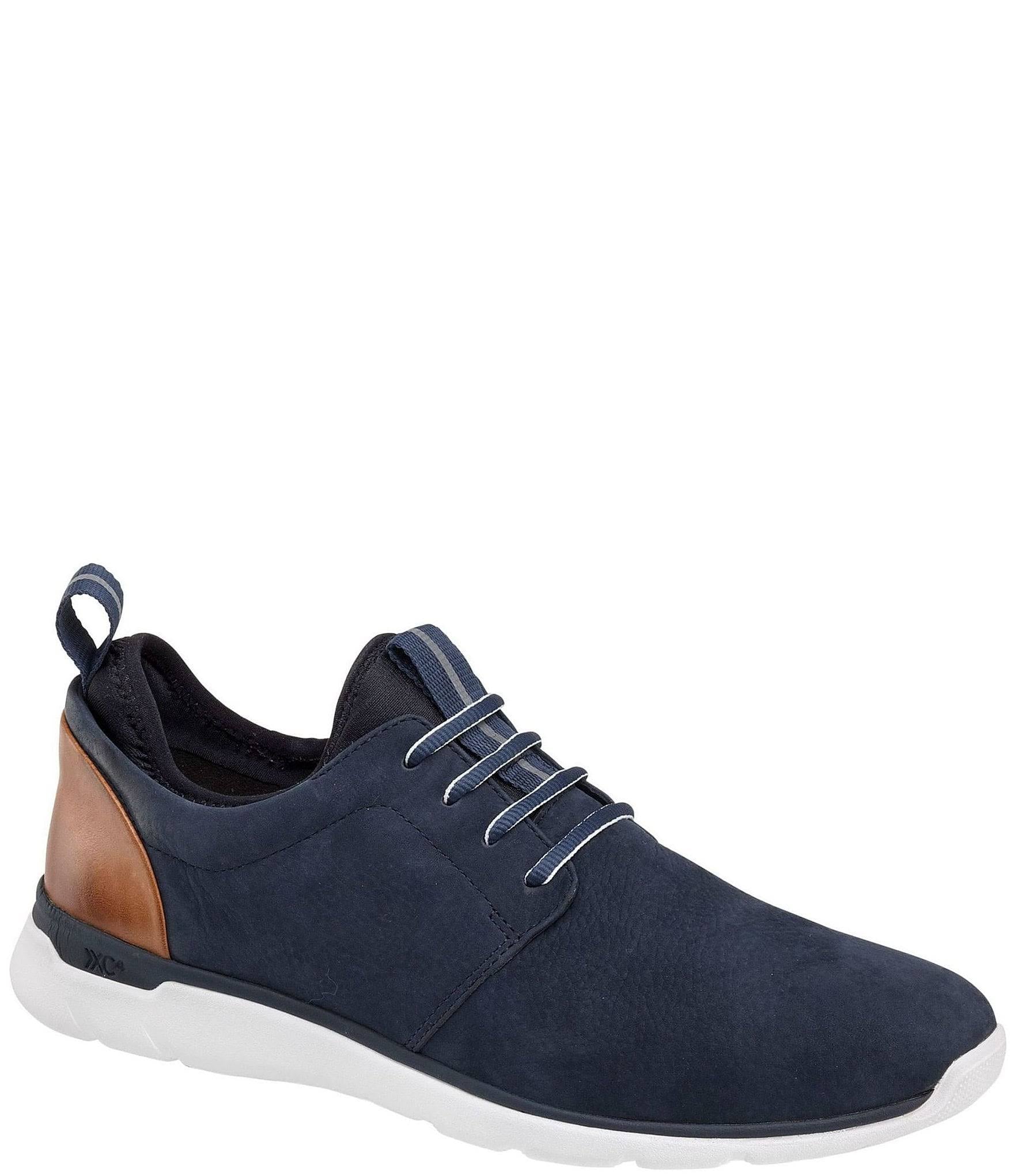 Navy Nubuck Plain Toe Shoes V5401