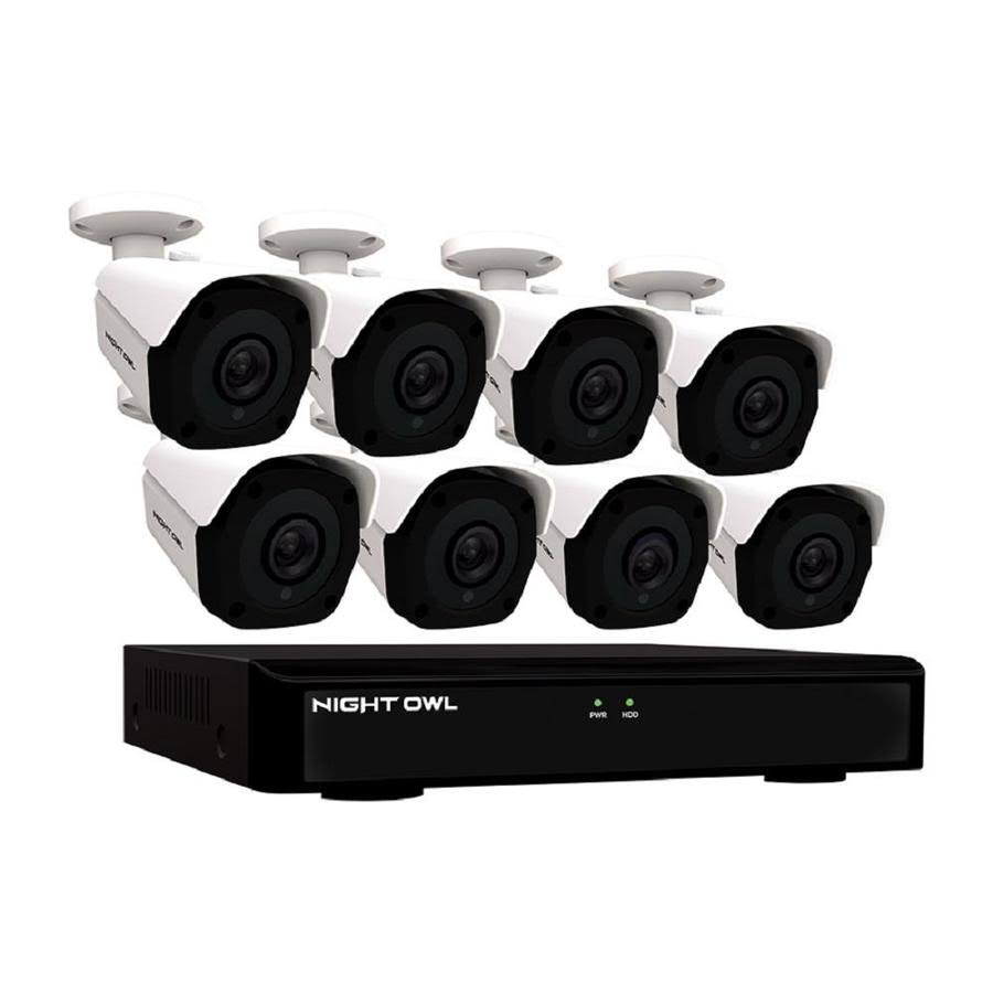 8-Channel 4K 2TB NVR Security Surveillance System with 8-Wired IP Cameras O675913