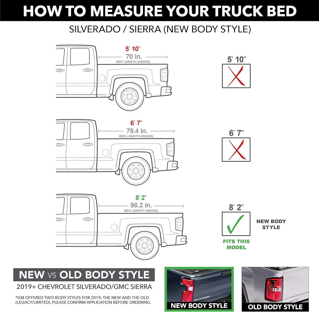 Soft Tri-Fold Truck Bed Tonneau Cover L174418