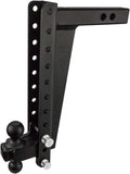 2.0" Adjustable Heavy Duty Trailer Hitch with Dual Ball O758