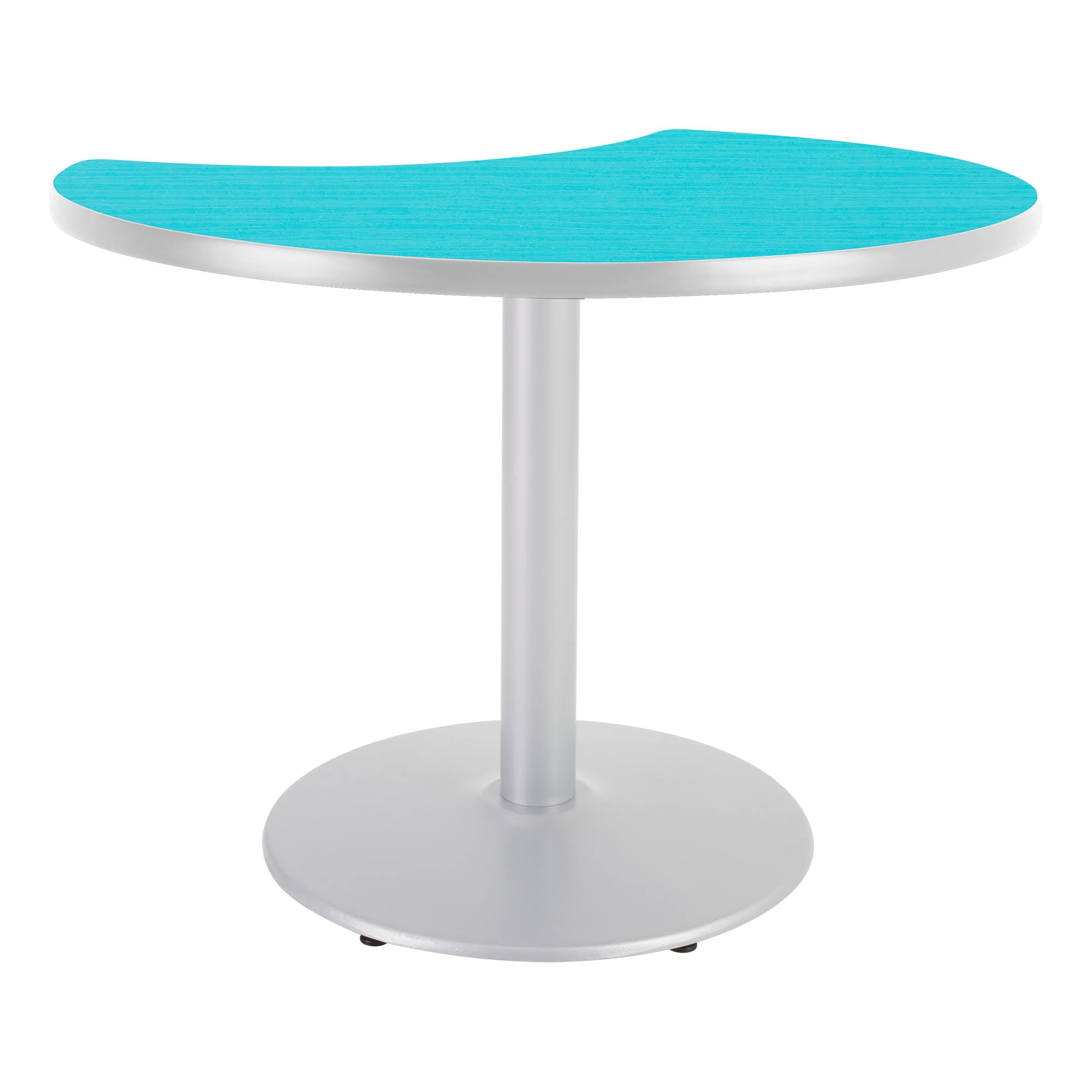 Crescent Pedestal Cafe Table with Round Base N186586