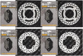 Complete Brake Rotor Pad Semi Metallic Kit For Polaris Ranger 500 570 Sportsman 500 450 700 ETX X2 570 ATV F6829
