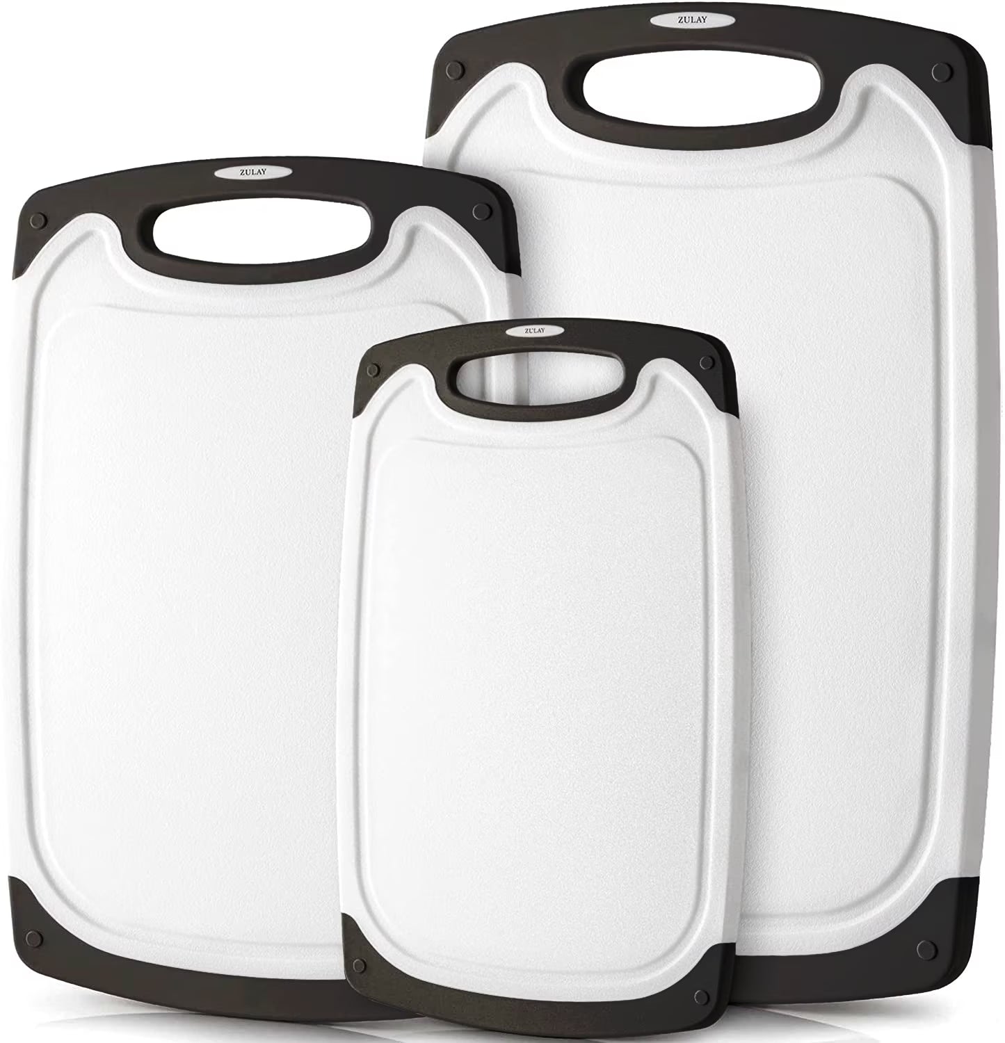 3-Piece Plastic Cutting Boards with Juice Grooves I6775