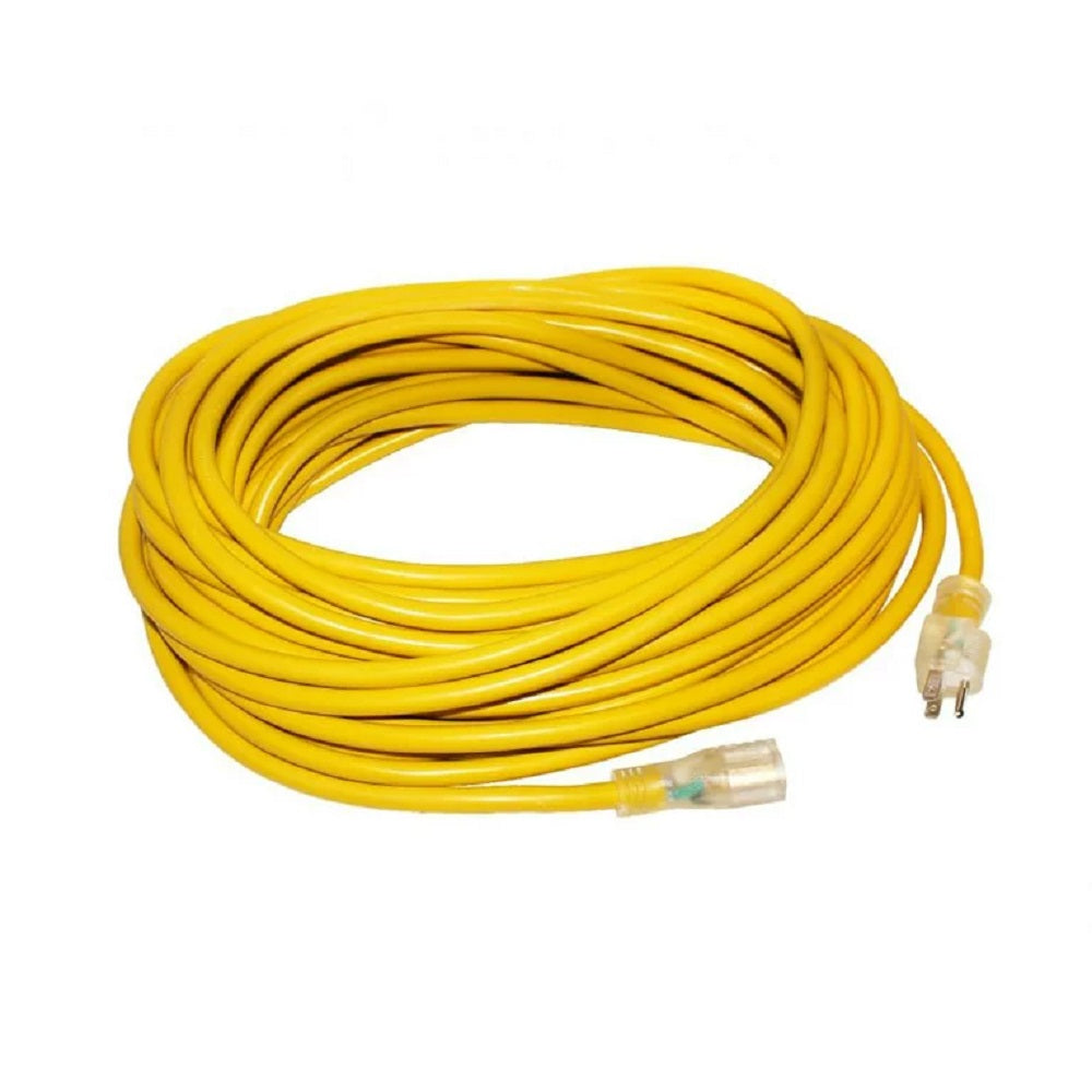 10/3 Extension Cord 75ft, 15A, 125V, Yellow K204