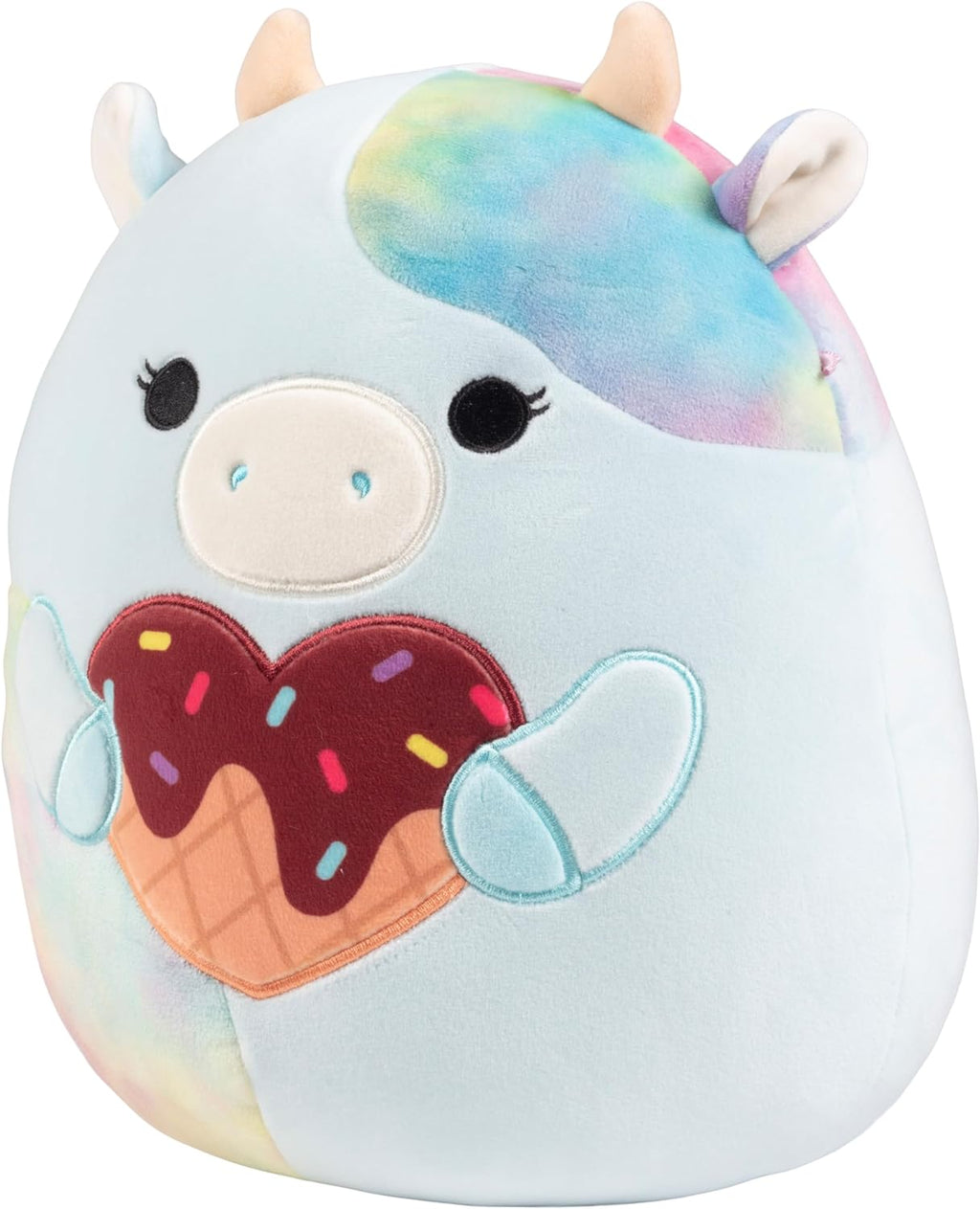 10" Blue Cow Plush Stuffed Animal Toy C53626
