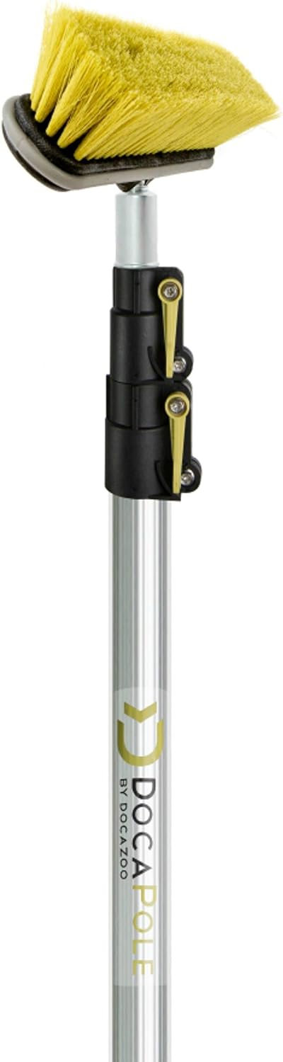 11 Inch Medium Bristle Deck Brush with Telescoping Pole S406958
