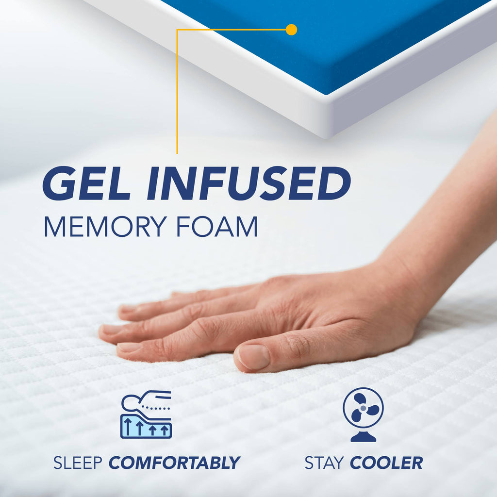 California King 12-Inch Gel Memory Foam Mattress Q625200