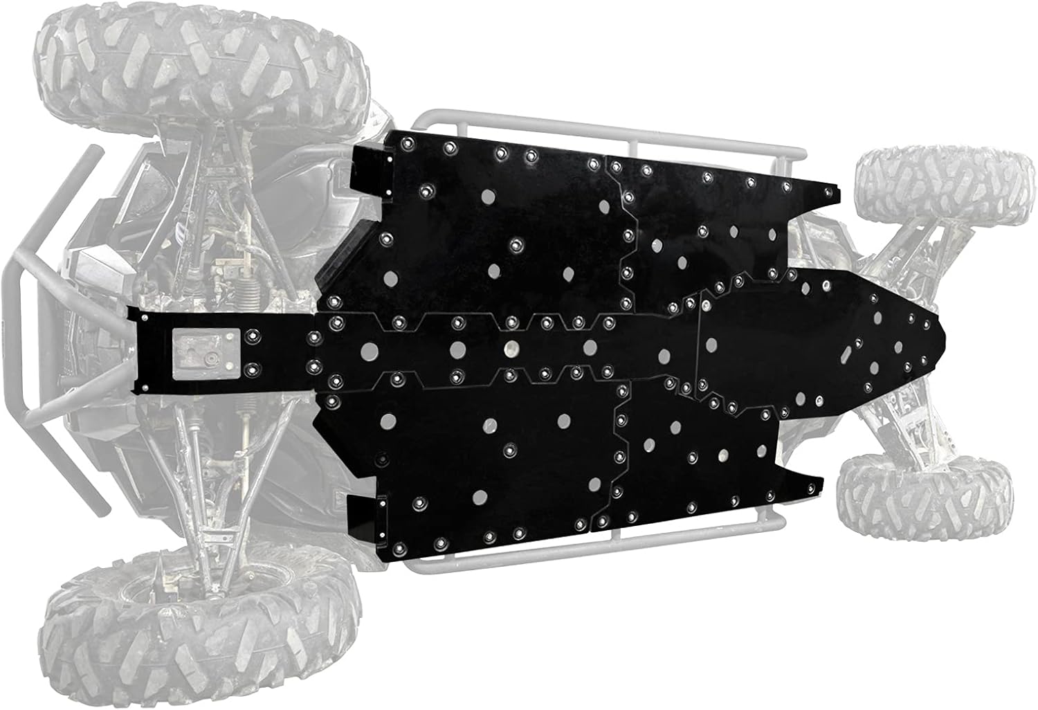 Full Skid Plate for Polaris RZR S4 1000, 1/2" Thick ARMW Material F5709