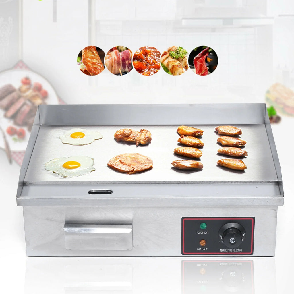 3000W Commercial Electric Countertop Griddle A972358