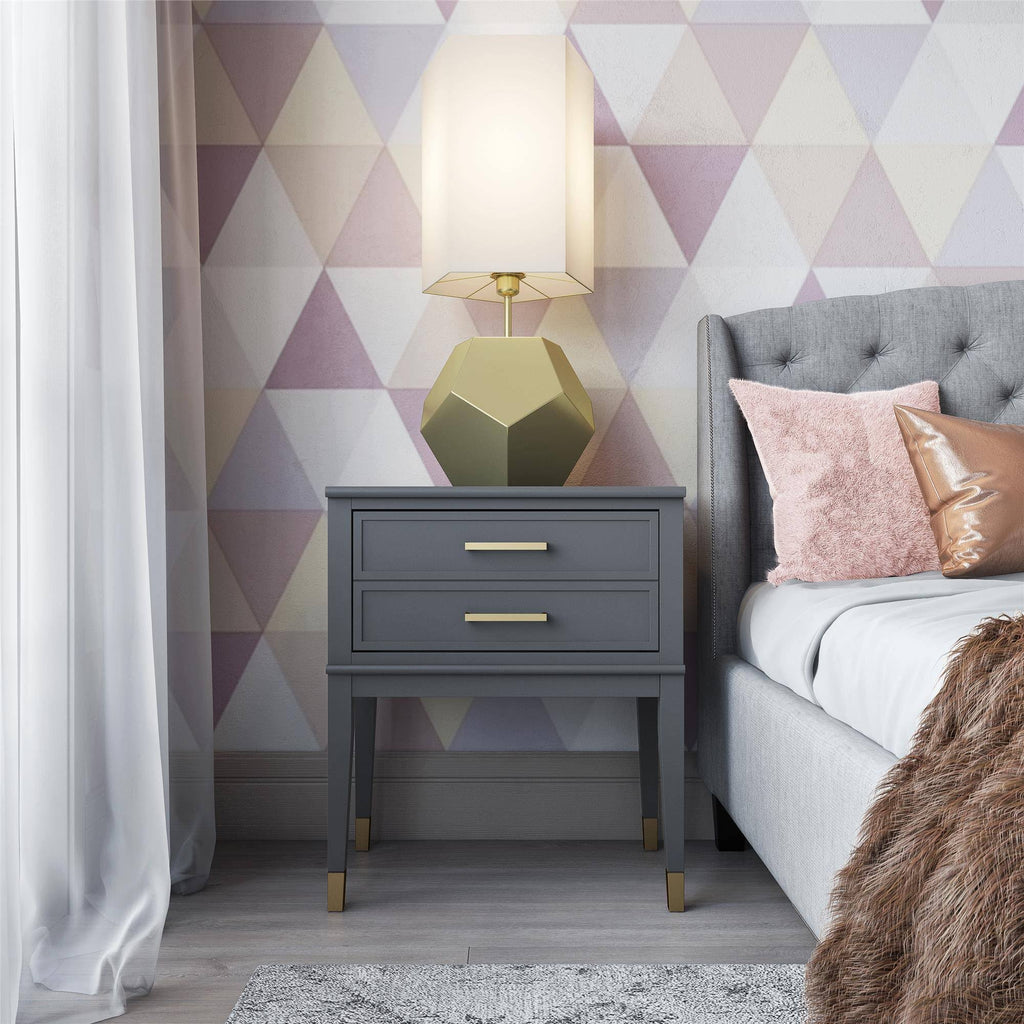 Gray End Table L829
