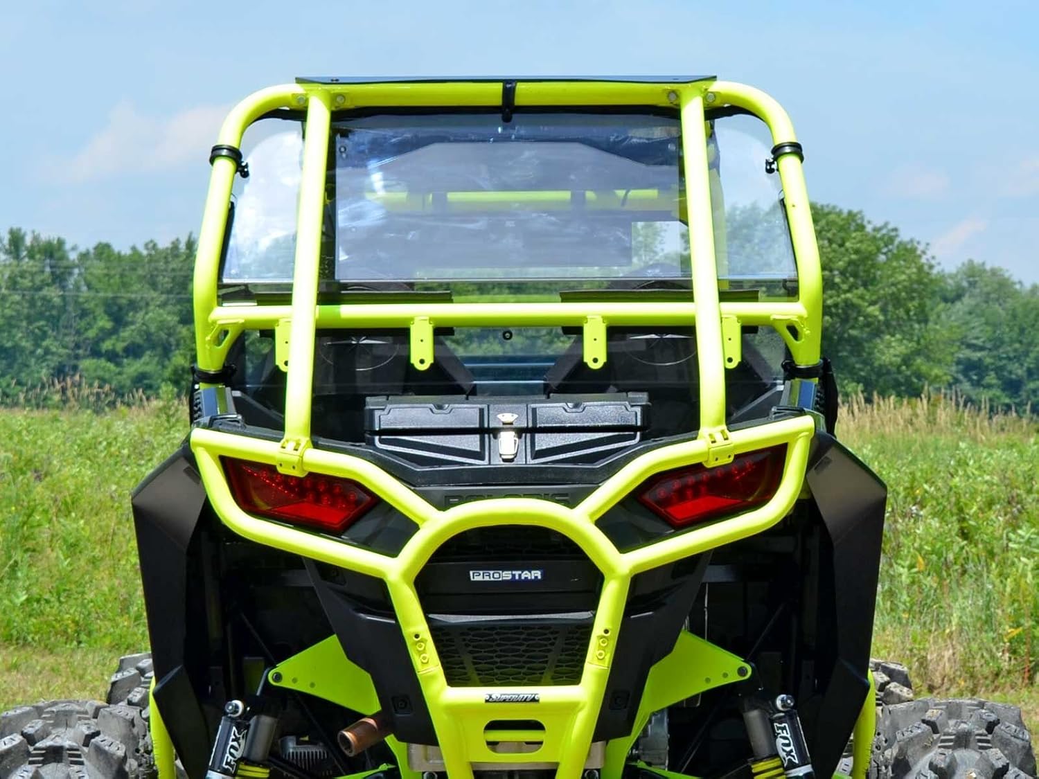 Rear Windshield for Polaris RZR 900, 1/4” Polycarbonate U2962