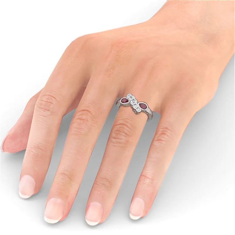 14K White Gold Eternity Band R91918