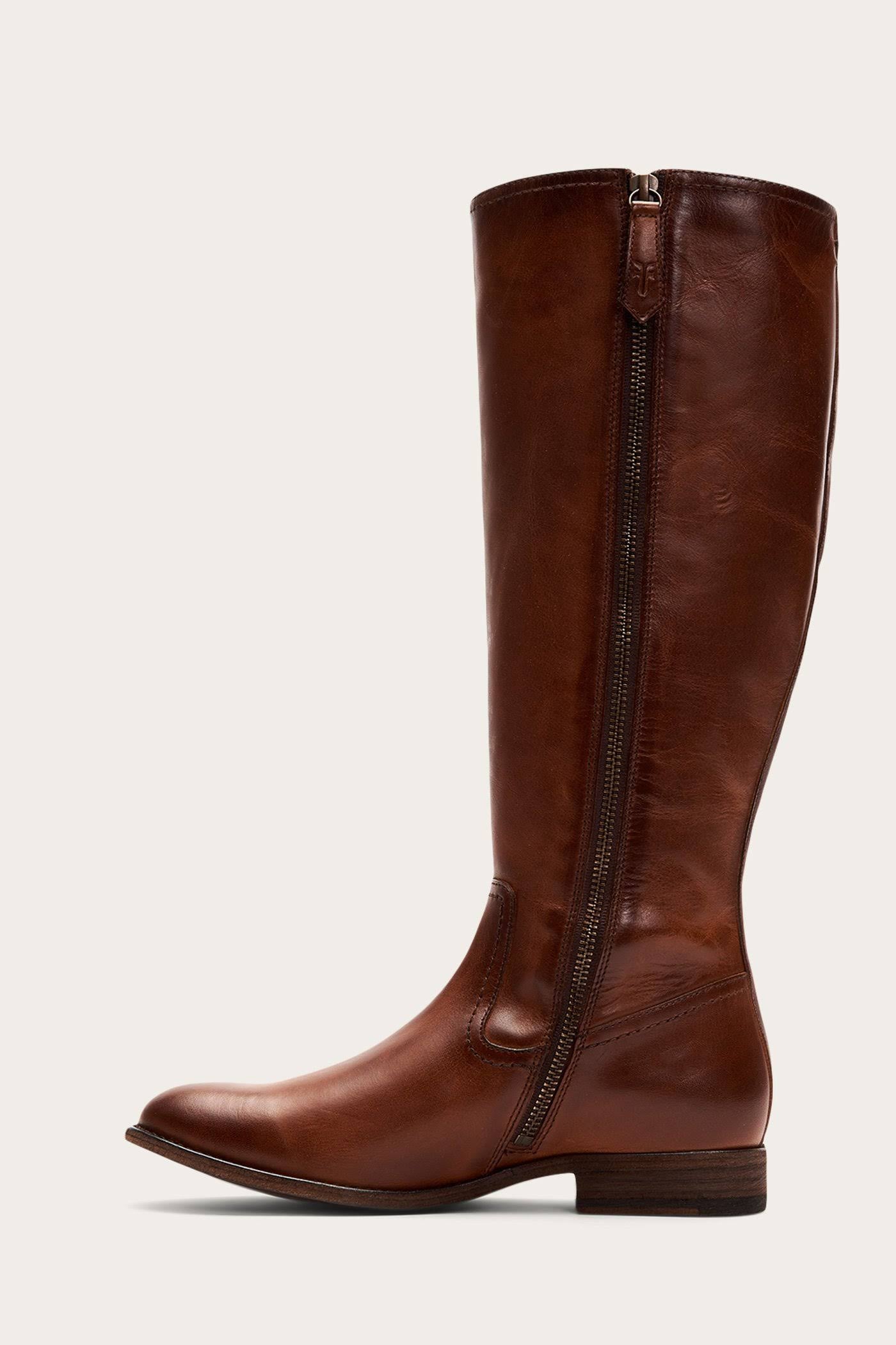 Caramel Inside Zip Tall Boots N316