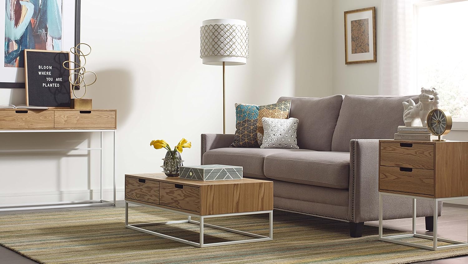 Two Drawer Console Table D850217