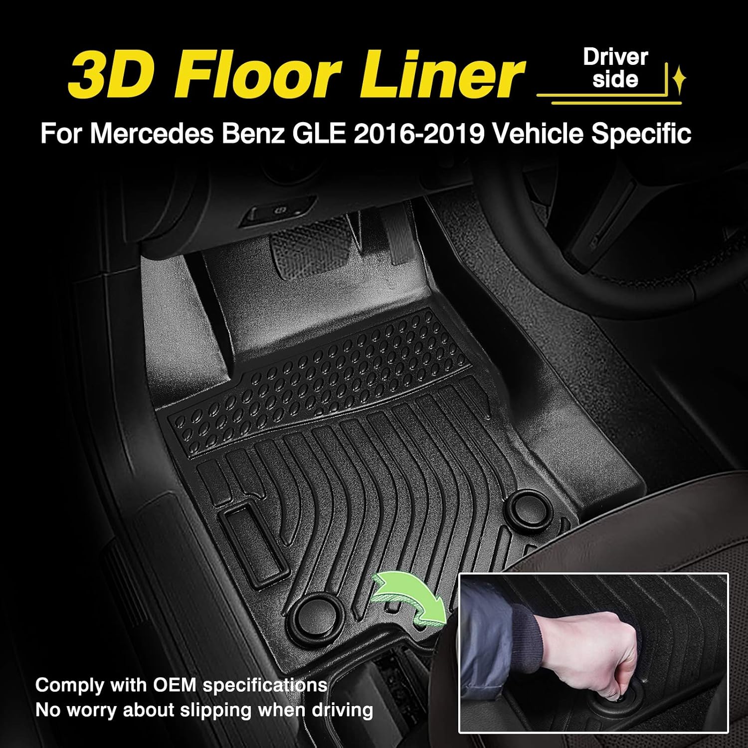 TPO Odorless High Edge Floor Liners P564