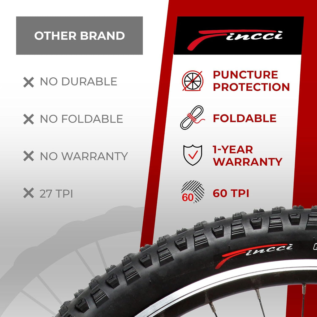 Pair 27.5 x 2.35 Inch 60 TPI Foldable All Mountain Enduro Tires B5908