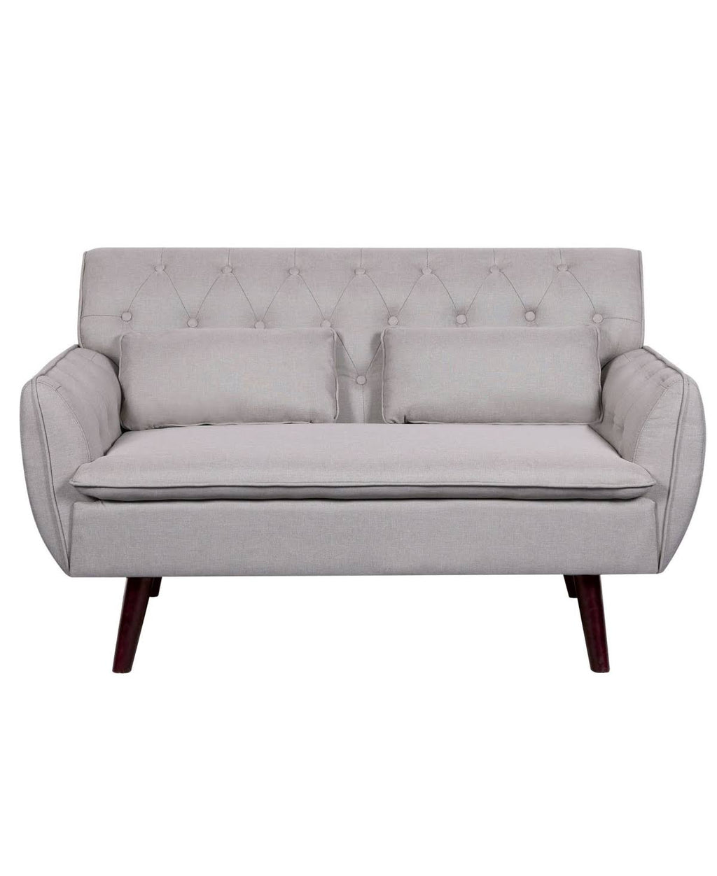 Linen Tufted Loveseat W19093