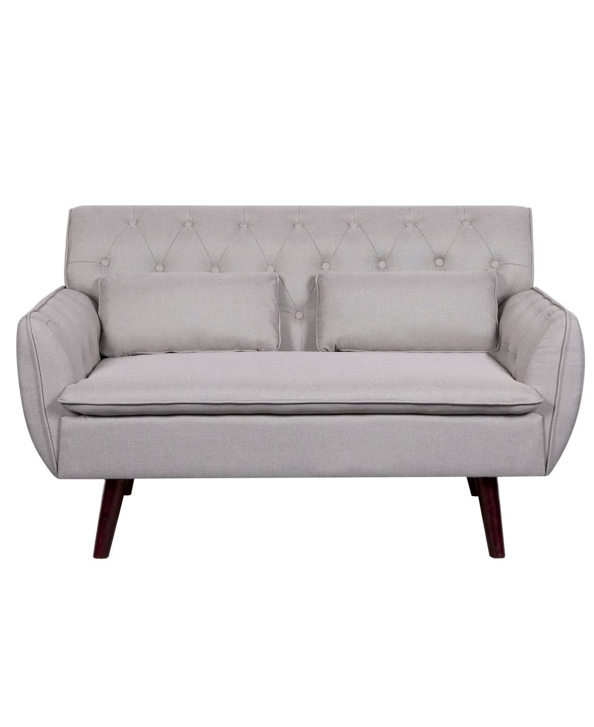 Linen Tufted Loveseat W19093