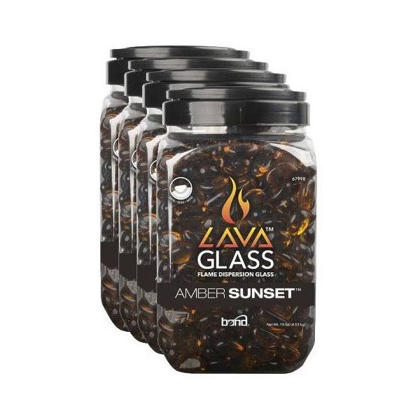Mini LavaGlass Amber Sunset 4-Pack V193970