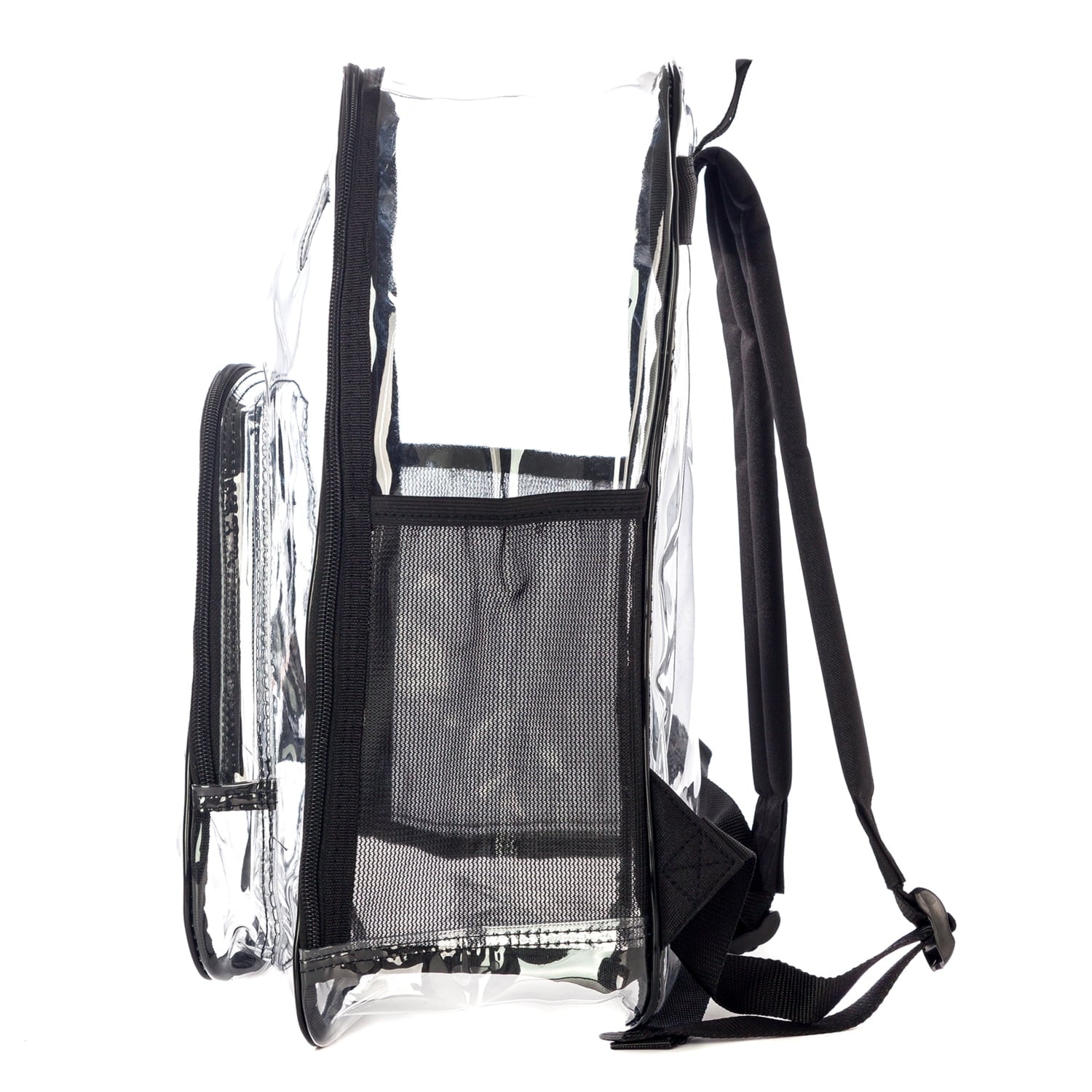 Clear Heavy Duty Transparent Backpack Black C15519