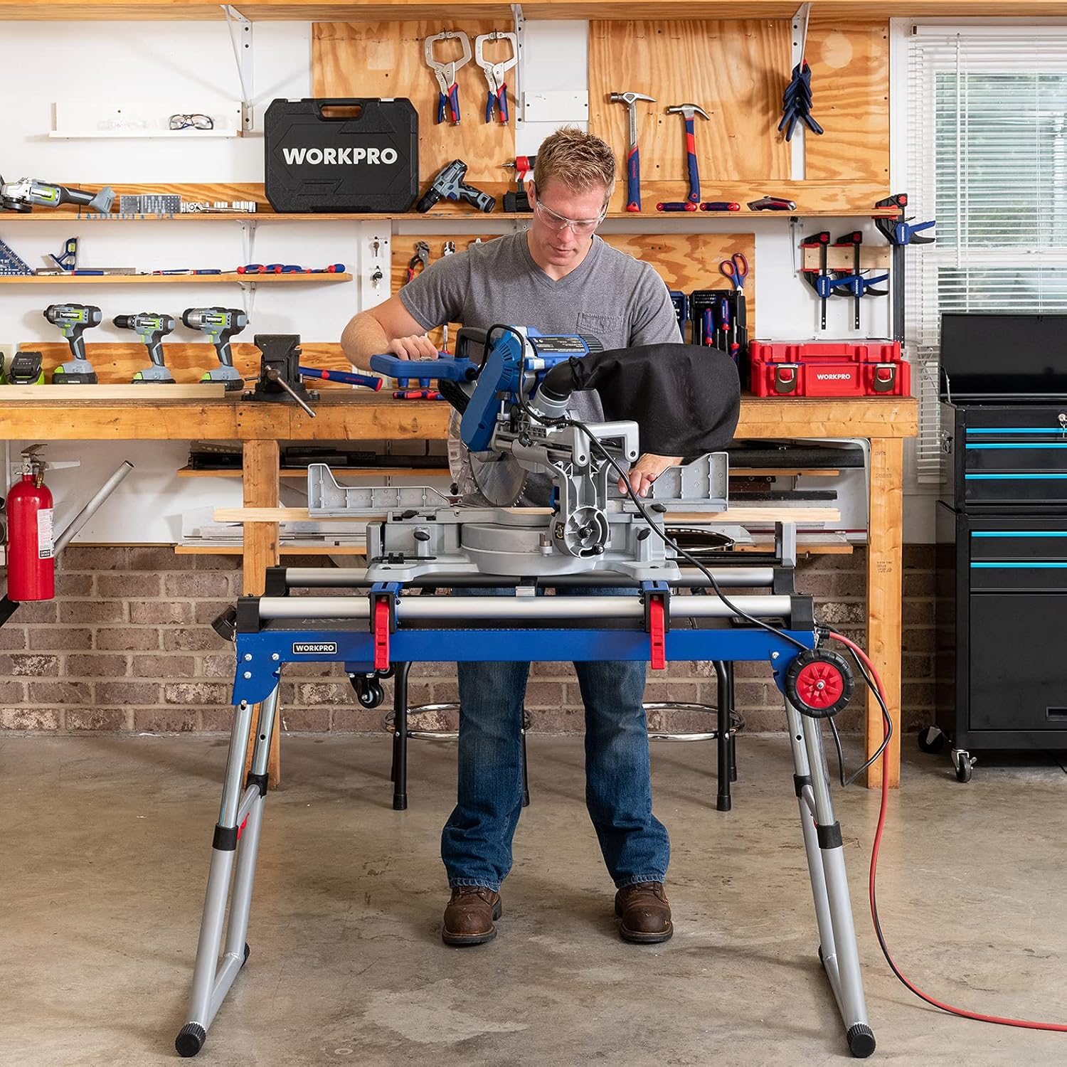 5-in-1 Portable Folding Miter Saw Stand N263590