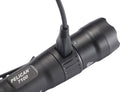Black USB-Rechargeable Flashlight V8765