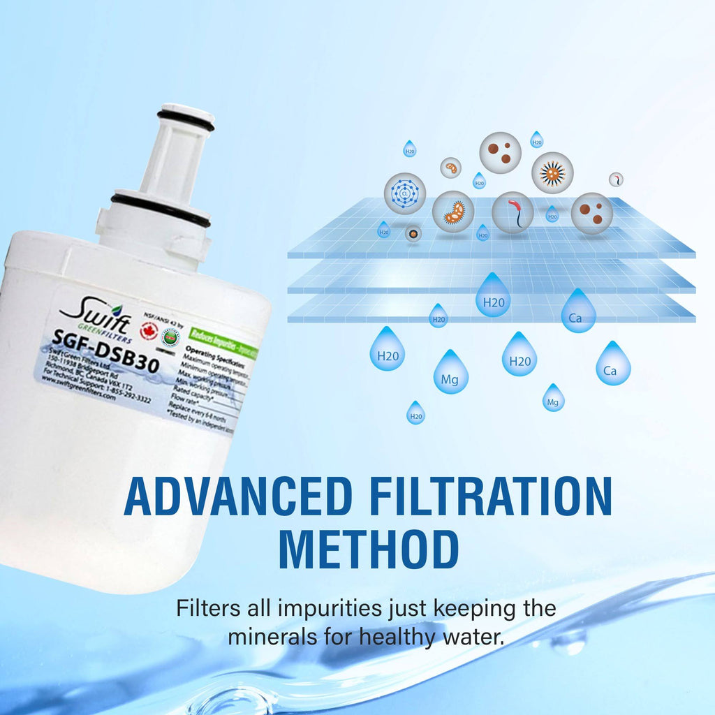 6 Pack Refrigerator Water Filter Q81339